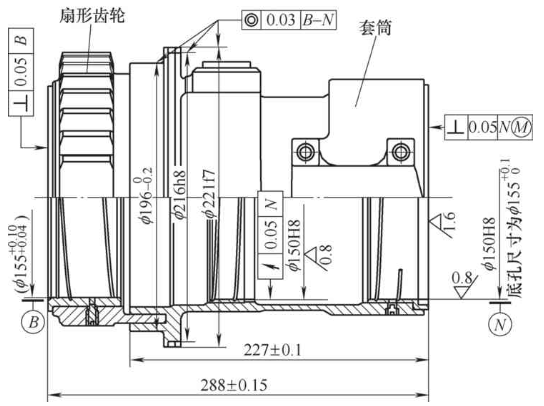 【兆恒機(jī)械】飛機(jī)起落架套筒類零件加工