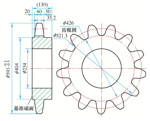 【兆恒機(jī)械】滲碳齒部有嚴(yán)重的貫穿型裂紋，何原因？